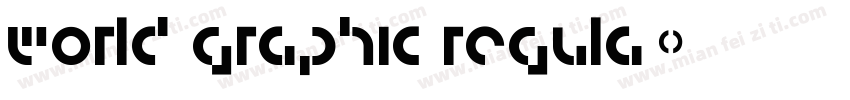 World Graphic Regula字体转换
